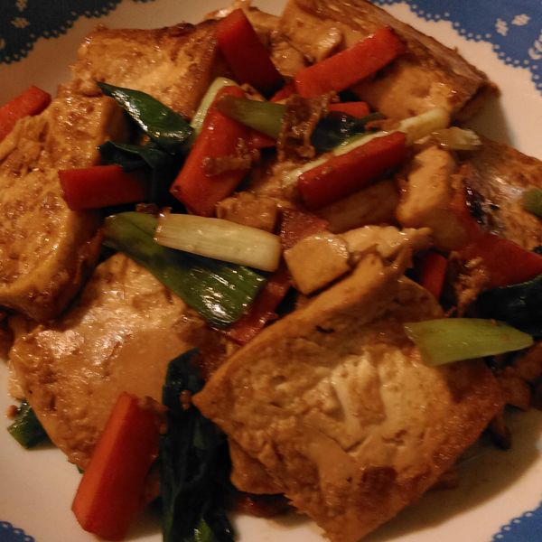 蔥燒板豆腐 : 李欣一起做