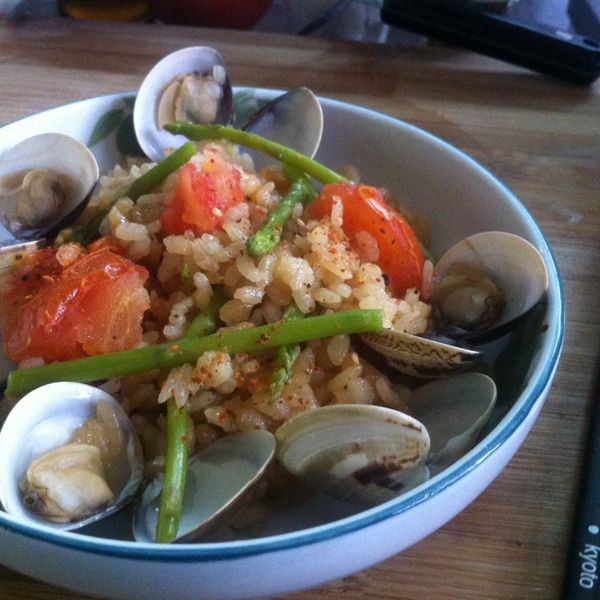 蛤蜊炊飯~電鍋版【穀盛壽喜燒】：Marven小姐不麻煩 一起做