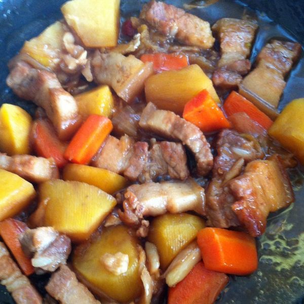地瓜燒肉_一鍋到底【穀盛壽喜燒】 : 豬媽媽一起做
