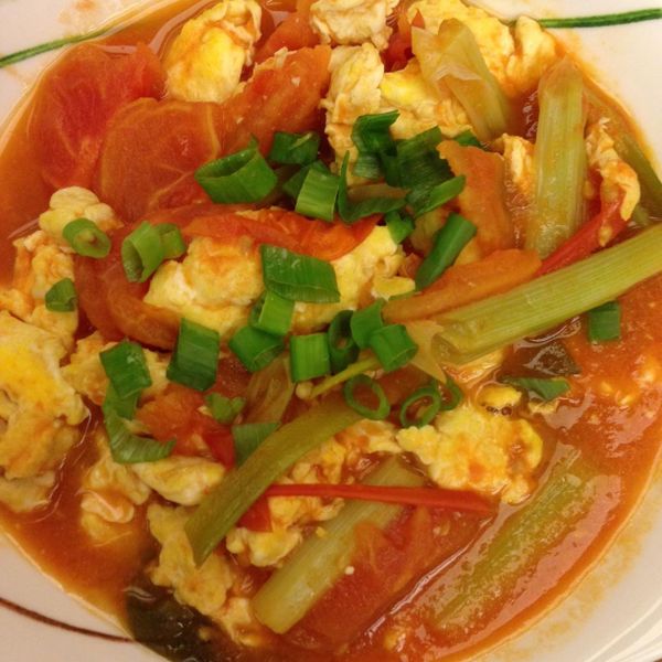 家常蕃茄炒蛋~不勾芡不加醬【穀盛壽喜燒】 : Nora一起做