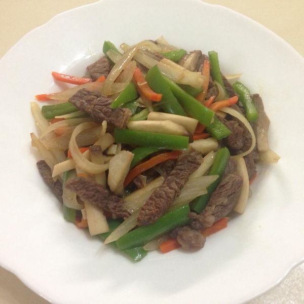 蔥爆牛肉杏鮑菇 : peihua724一起做