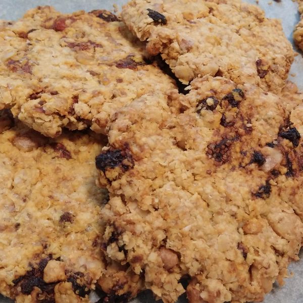 無奶油無蛋烘培 - 養生麥片堅果枸杞餅乾：Pei Ying Tsai 一起做