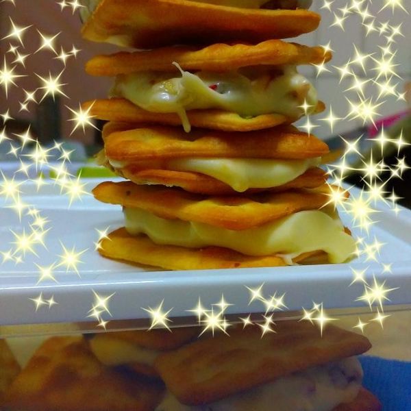 牛軋糖餅乾 : 小均小均一起做