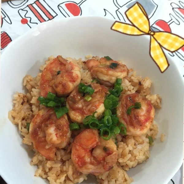 ♫【翻版火燒蝦仁飯】--美魔女Jolyn:Daisy 一起做