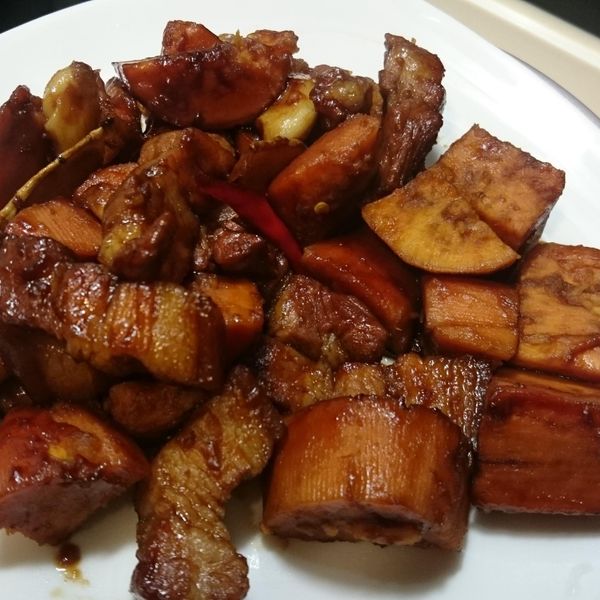 地瓜燒肉_一鍋到底【穀盛壽喜燒】：Yumi Chen 一起做