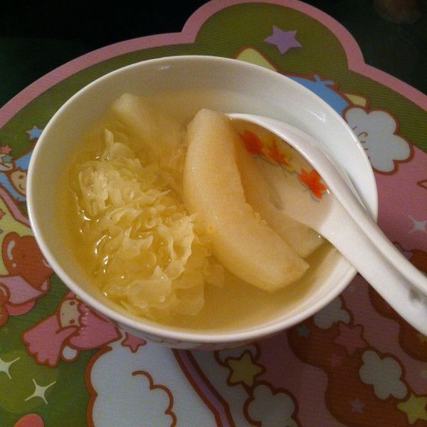 冰梨銀耳盅：Salicylate Choi 一起做