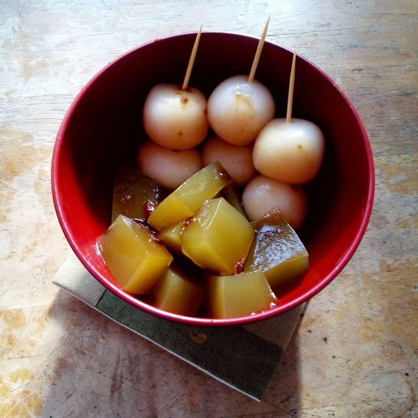 日式黑糖串丸子：Mi♡ 一起做