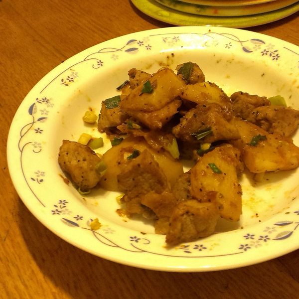 迷迭香馬鈴薯骰子豬：貪吃仙人掌 一起做