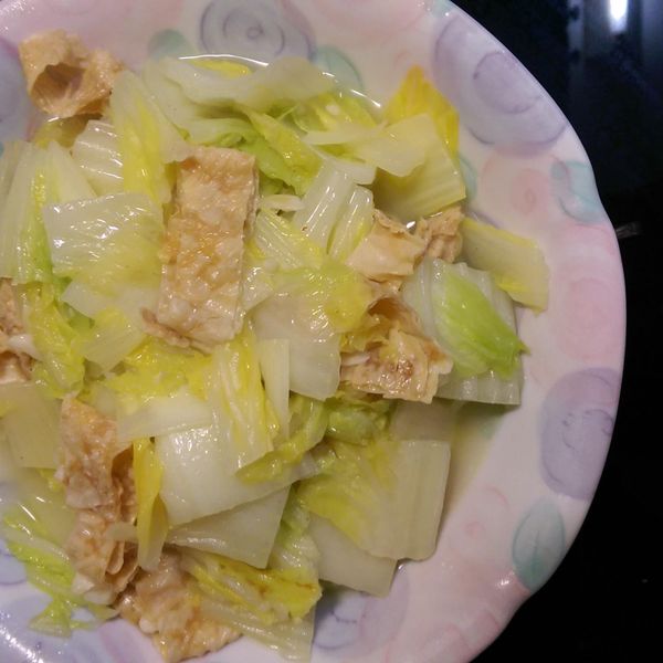 豆皮白菜 : 黃家清一起做