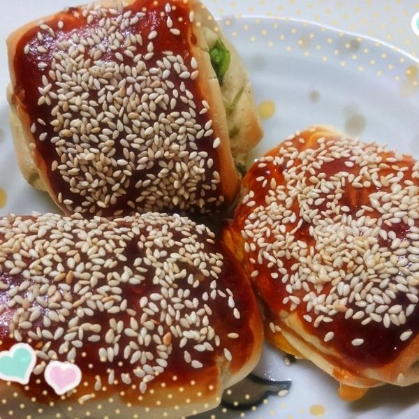 芝麻蔥花餅 : 詹雅玲一起做