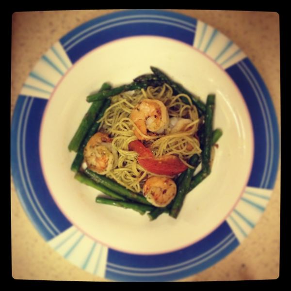 松子青醬雞肉義大利麵(2人份)：Sandy 一起做