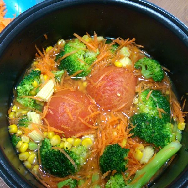 懶人料理蕃茄飯-電鍋：阿拉蕾 一起做