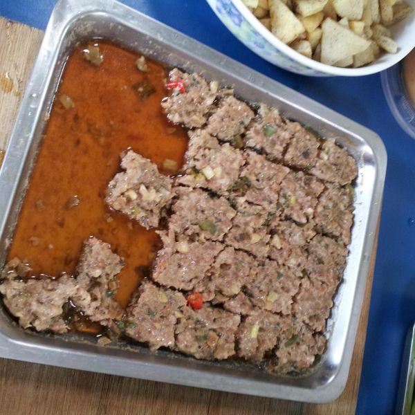 電鍋料理-脆瓜蒸肉 : 妮采一起做