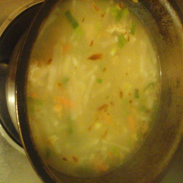 蘿蔔肉羹湯：陳曉凡 一起做