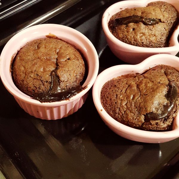 爆漿熔岩巧克力蛋糕 : Talia一起做