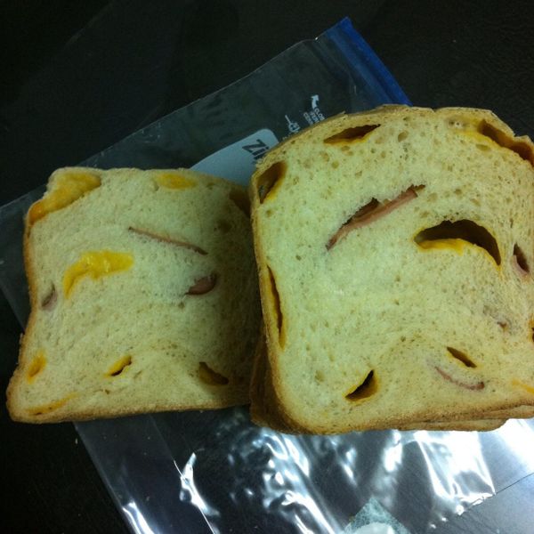 起士火腿吐司Panasonic製麵包機：綿羊 一起做