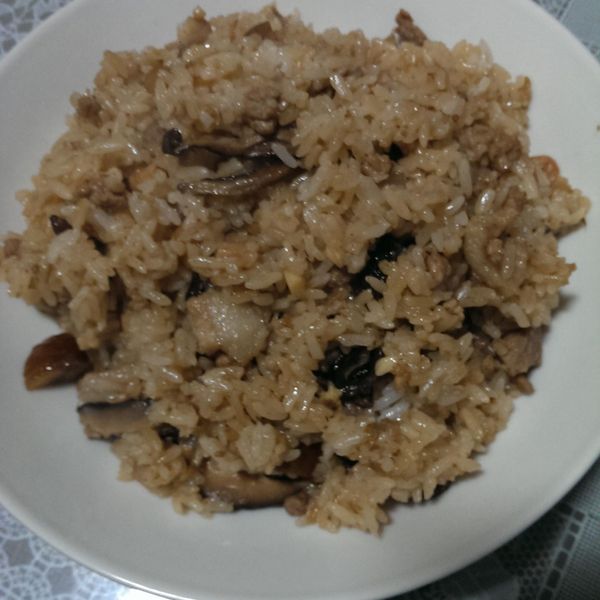 【大同電鍋料理】麻油香菇栗子油飯:Cathy Chang 一起做