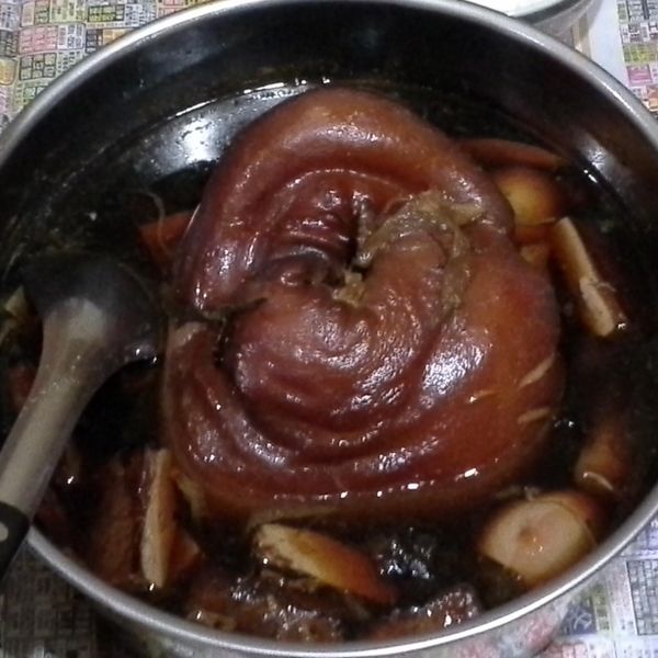 筍絲富貴蹄膀[淬釀年菜料理] : 若涵一起做