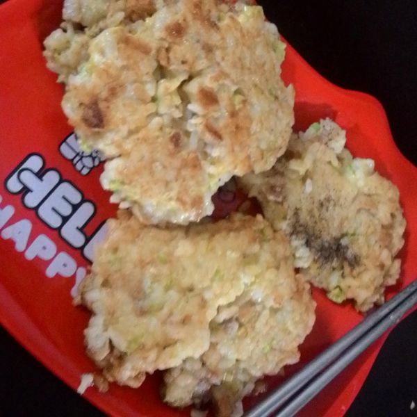 白飯煎餅~剩飯料理 : 胡家瑄一起做