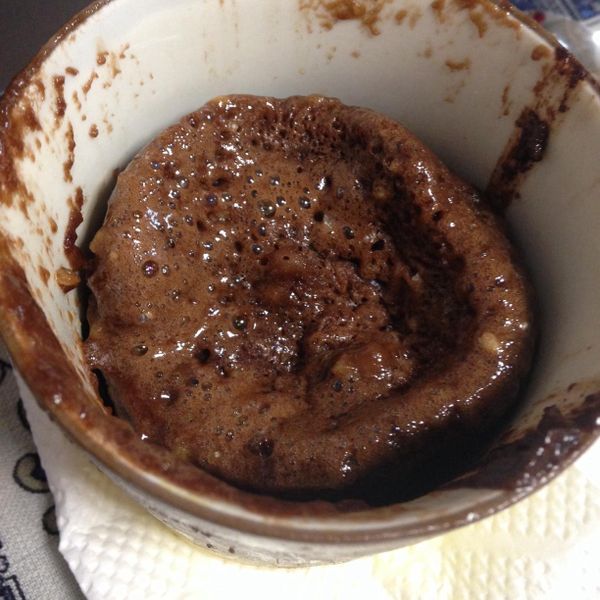 巧克力蛋糕 【2分鐘微波爐版】：Yuuuuuuu1009 一起做