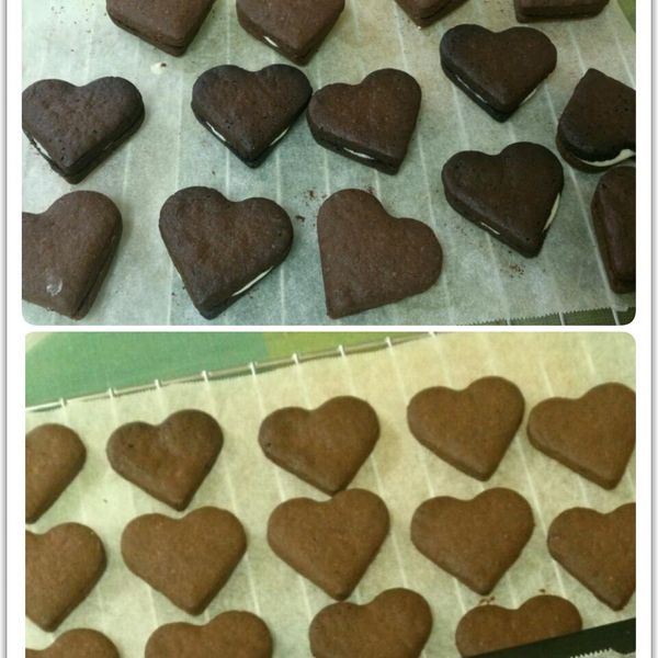 【肉桂打噴嚏】情人節手工巧克力餅乾:Nana-小7- 一起做