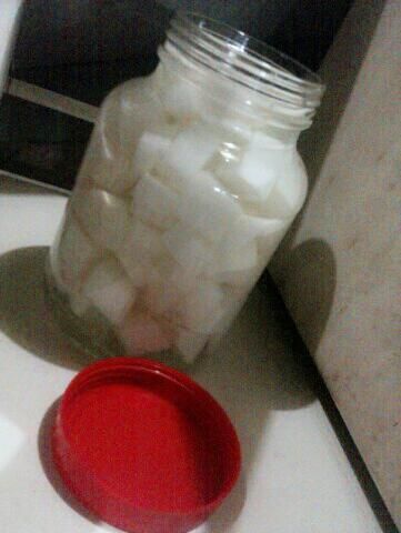 韓式炸雞醃蘿蔔, 치킨무 : 毛逼一起做