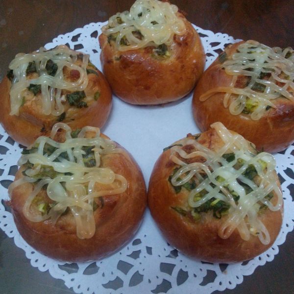 [親子料理]蔥花肉鬆胖：Jill Lu Jill 一起做