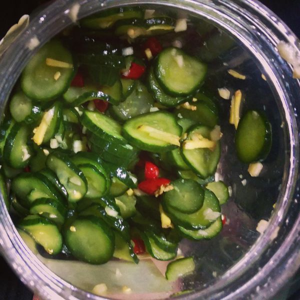 涼拌小黃瓜 : 施欣含一起做