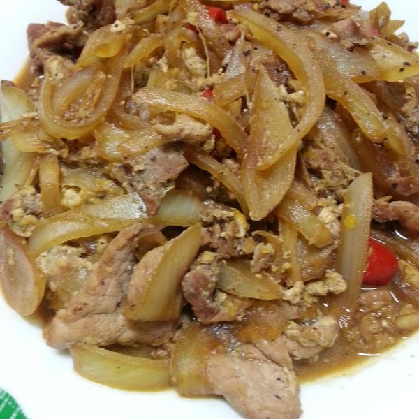 鹹甜好下飯的薑燒洋蔥豬肉 : 高辰侑一起做