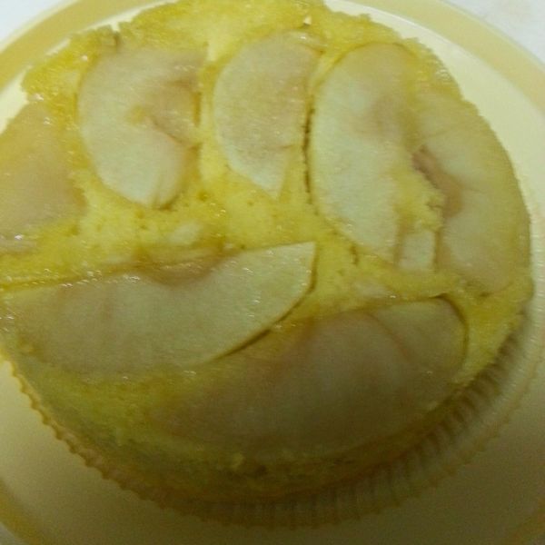 焦糖奶油蘋果蛋糕 : janet一起做