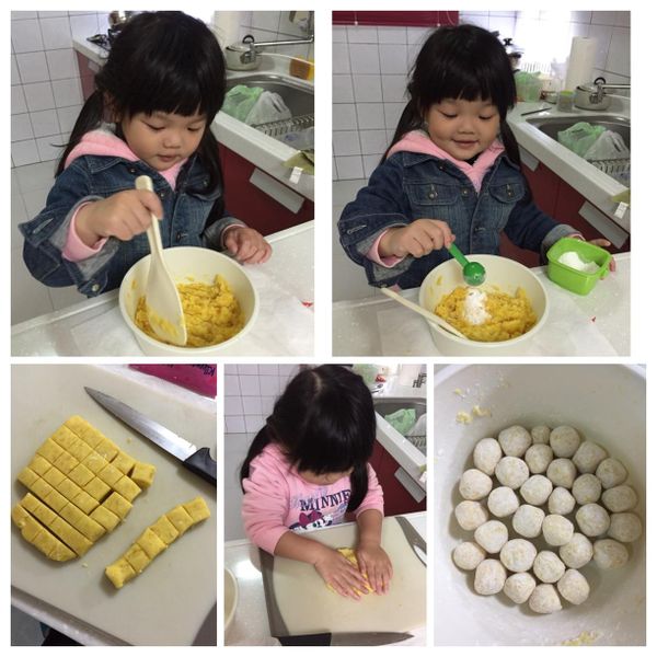 手作Q軟芋圓地瓜圓：Anny Liu 一起做