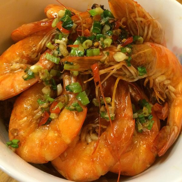 金讚鮮蝦粉絲煲【年菜料理】 : Kikii Cheng一起做