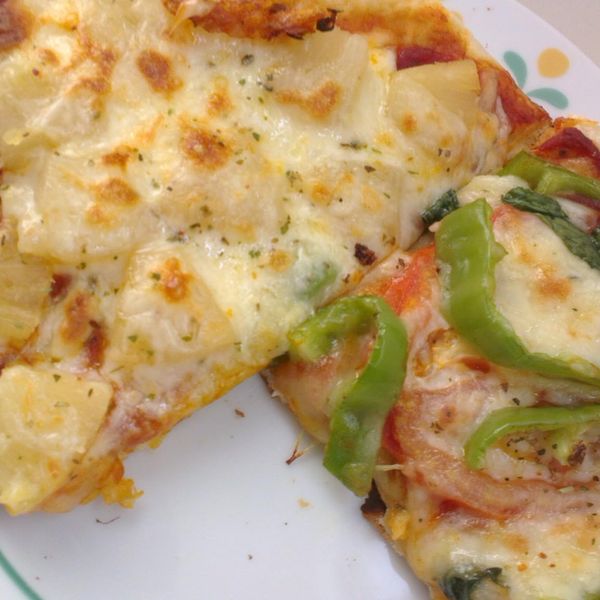 手工披薩【平底鍋、烤箱】 : evie一起做