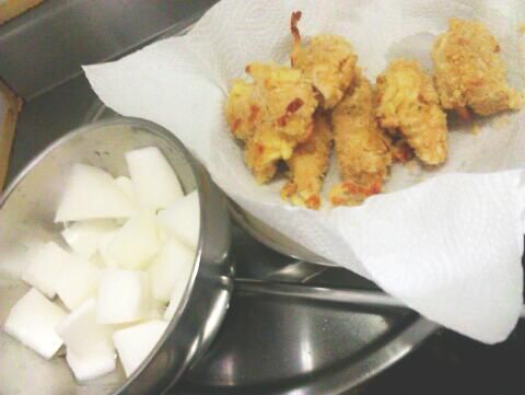 低熱量無骨炸雞, 저열량순살치킨：毛逼 一起做