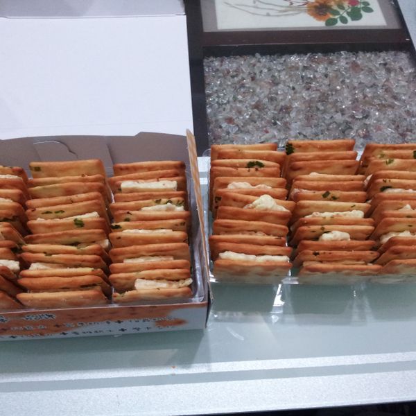 【棉花糖料理】~~ 牛軋糖蘇打夾心餅乾 : 林淵一起做