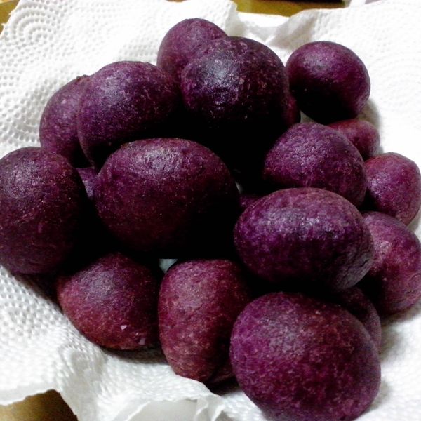 【自製】夜市香Q地瓜球-做法簡單 : 香一起做