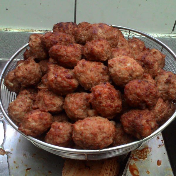 炸獅子頭 : Mingshan Yu一起做