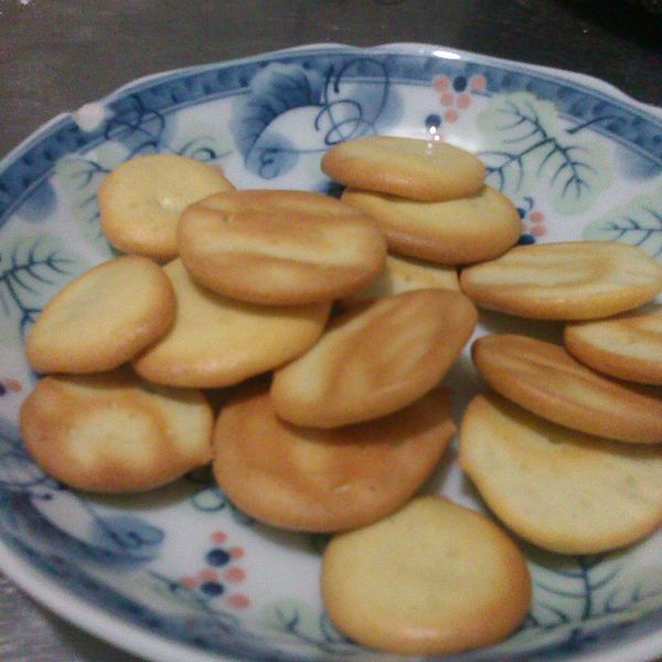 不用牛油烤的雞蛋餅乾, 계란과자 : 毛逼一起做