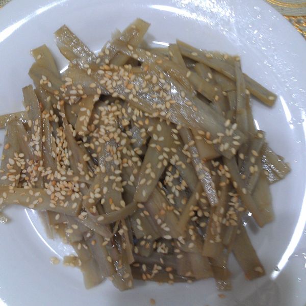 ㄚ曼達的廚房~涼拌牛蒡：沈慧真 一起做