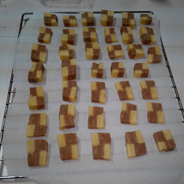 棋格餅乾 : 星星一起做