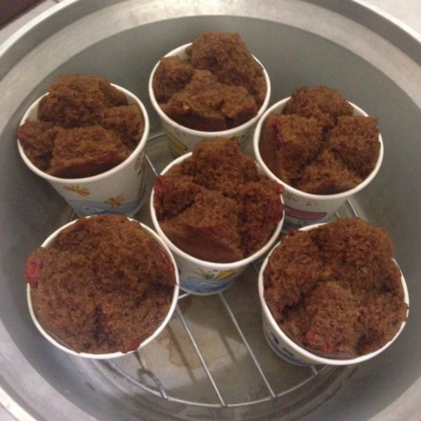 年菜 - 黑糖發糕及彩色發糕 - 電鍋版：albee 一起做