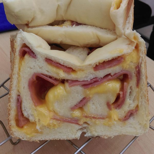 起士火腿吐司Panasonic製麵包機：游琬筑 一起做