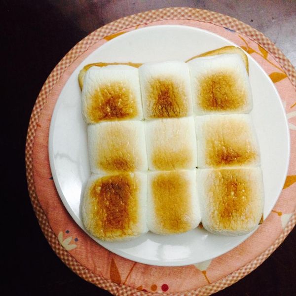 棉花糖花生吐司 : Elsie一起做