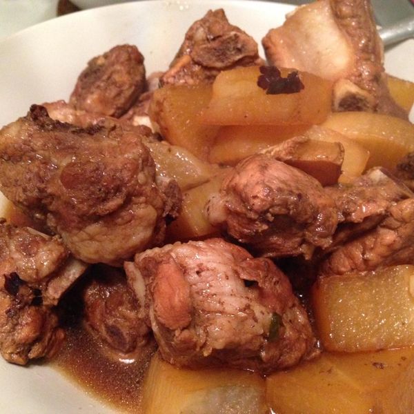 蘿蔔燒排骨:Sarah Wong 一起做