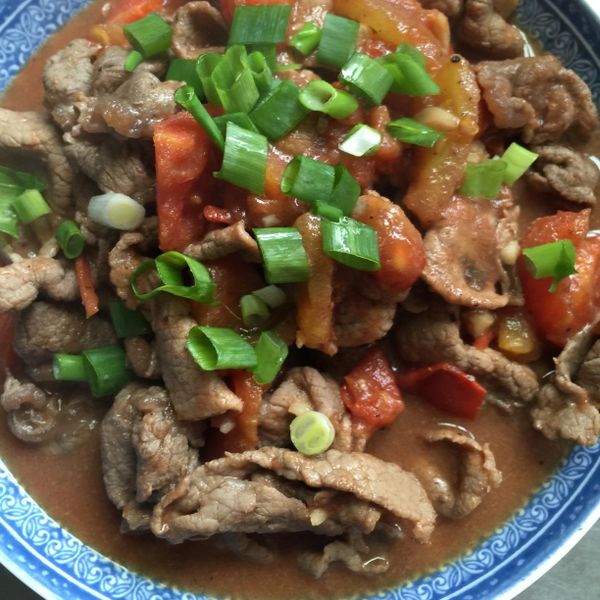 瘦身料理～番茄炒牛肉 : Honey mickey一起做