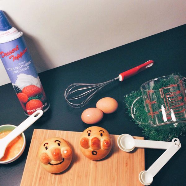 麵包超人奶酥餐包 : Edie Tsai一起做