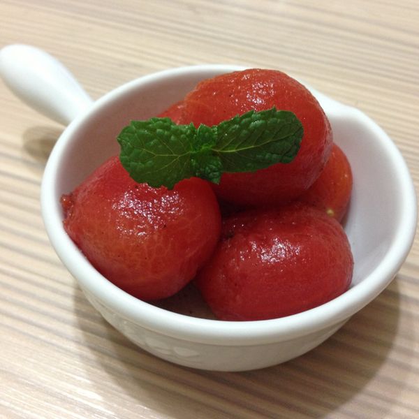 梅醃番茄 : 舊椅子一起做