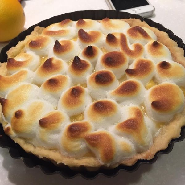 檸檬蛋白霜派：Cannie Wu 一起做