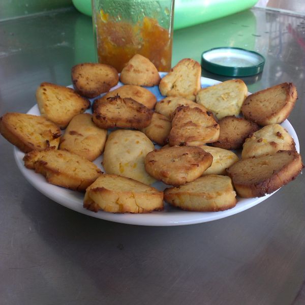 Cookie•橘子醬奶酥 : 彤彤一起做