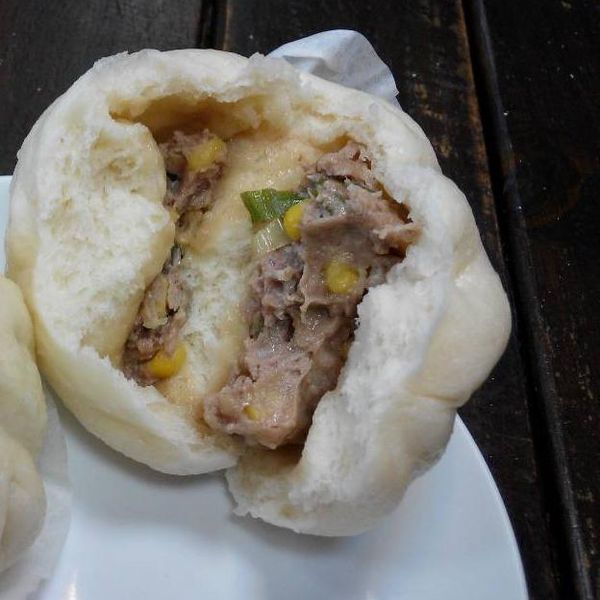 玉米鮮肉包 : 王靜怡一起做